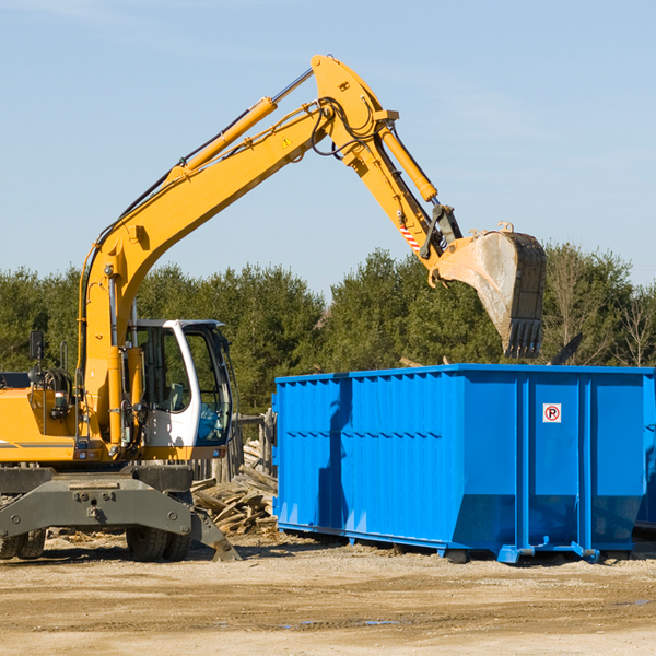 what are the rental fees for a residential dumpster in Trappe